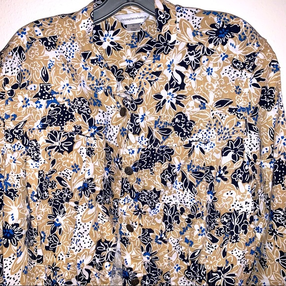 Christopher Banks Large Vintage Paisley Print Button Down Shirt. - Picture 3 of 6